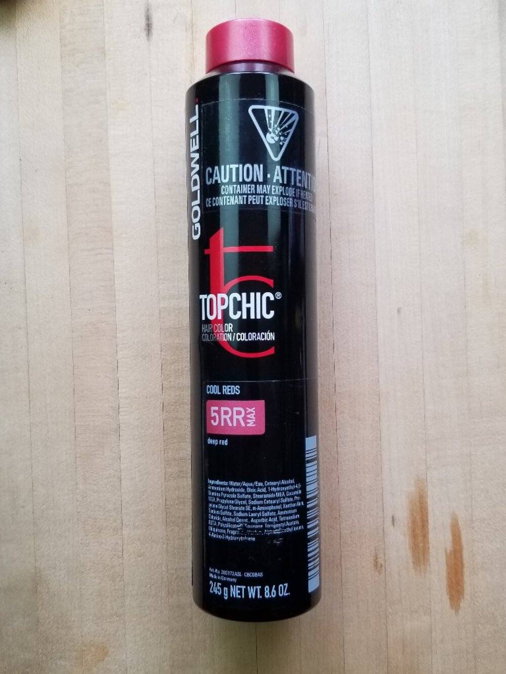 Goldwell Topchic 5RRMAX Hair Color.